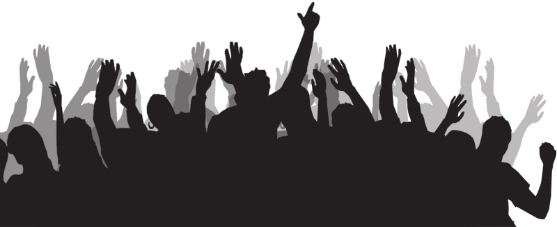 Cheering Crowd